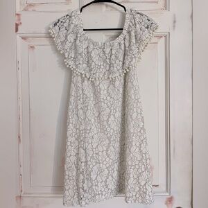 🔥Off the Shoulder Mini Lace Dress